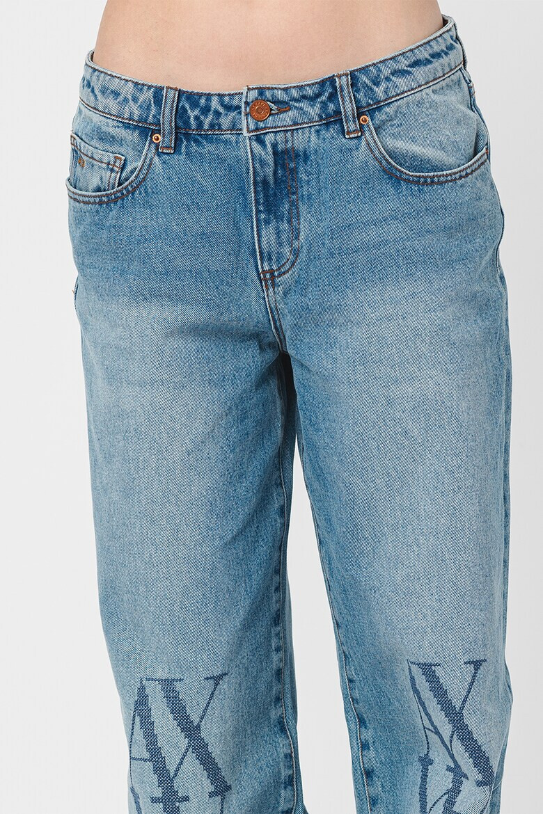 ARMANI EXCHANGE Дънки с широк крачол и лого - Pepit.bg