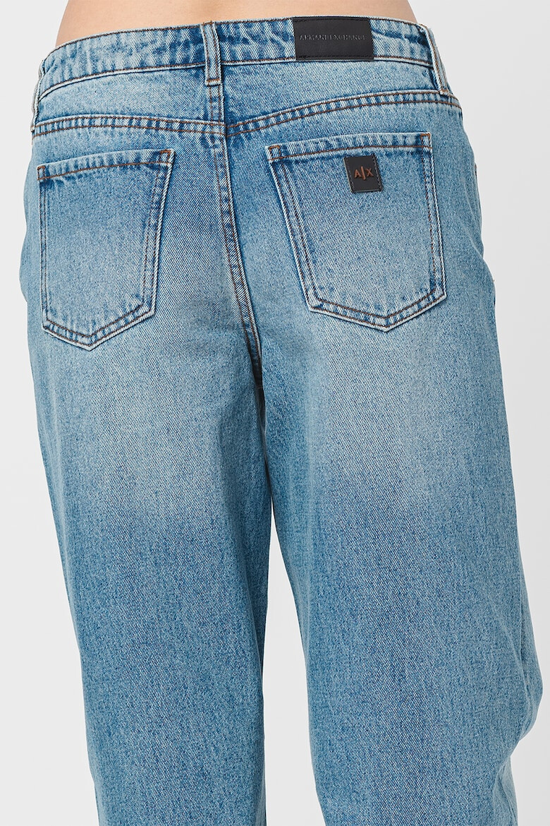 ARMANI EXCHANGE Дънки с широк крачол и лого - Pepit.bg