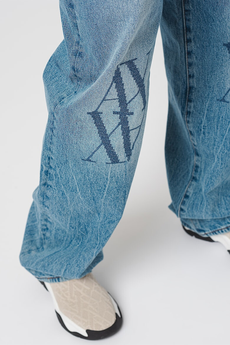 ARMANI EXCHANGE Дънки с широк крачол и лого - Pepit.bg