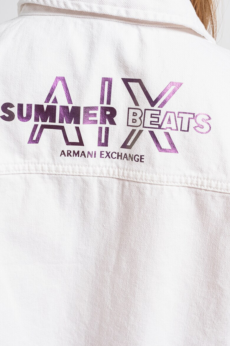 ARMANI EXCHANGE Дънков елек с изчистен дизайн - Pepit.bg
