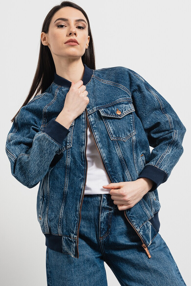 ARMANI EXCHANGE Дънково яке с цип - Pepit.bg