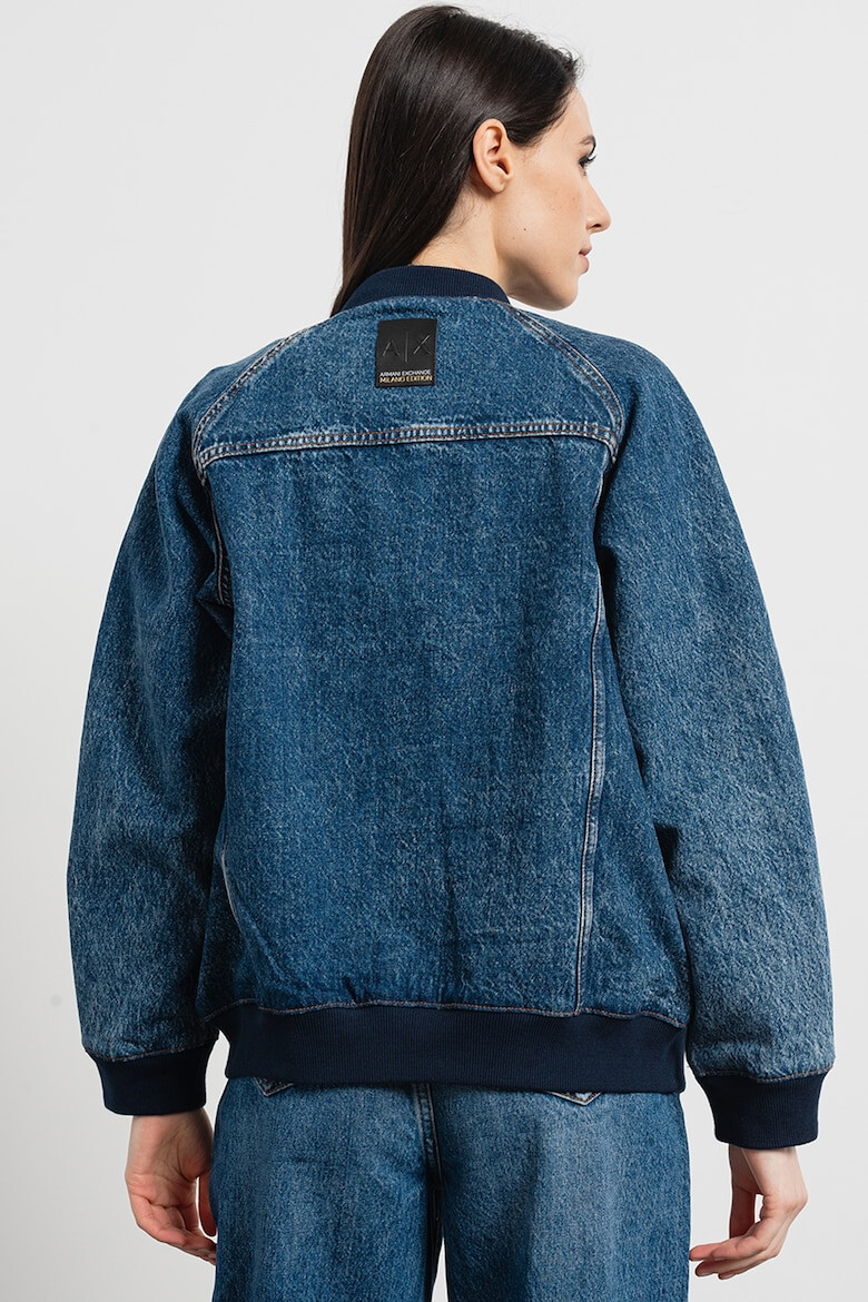 ARMANI EXCHANGE Дънково яке с цип - Pepit.bg