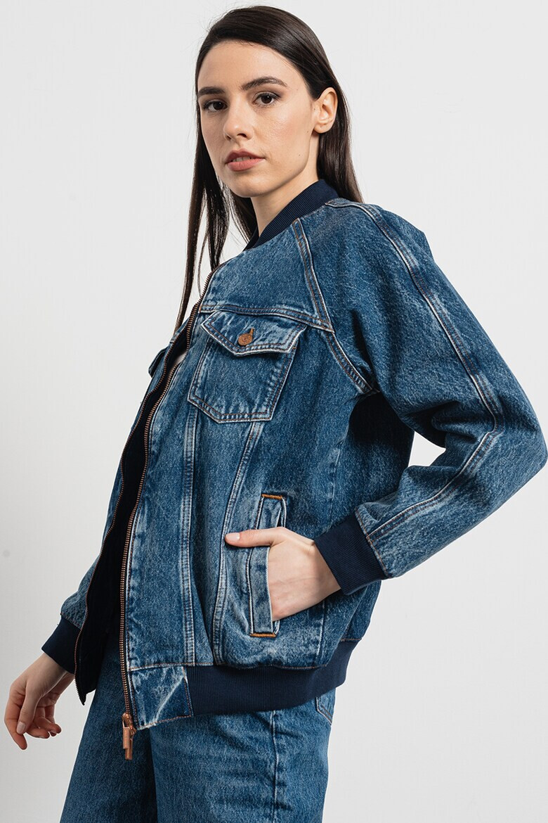 ARMANI EXCHANGE Дънково яке с цип - Pepit.bg
