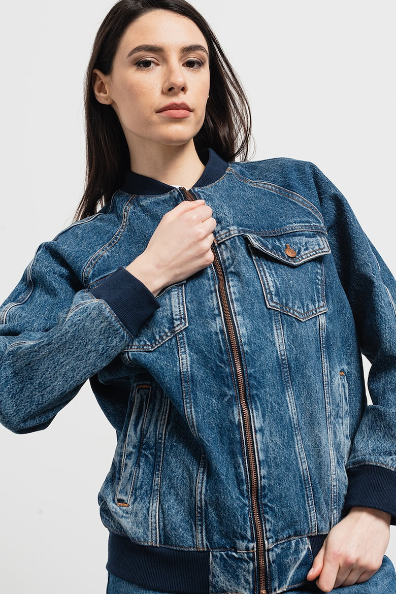 ARMANI EXCHANGE Дънково яке с цип - Pepit.bg