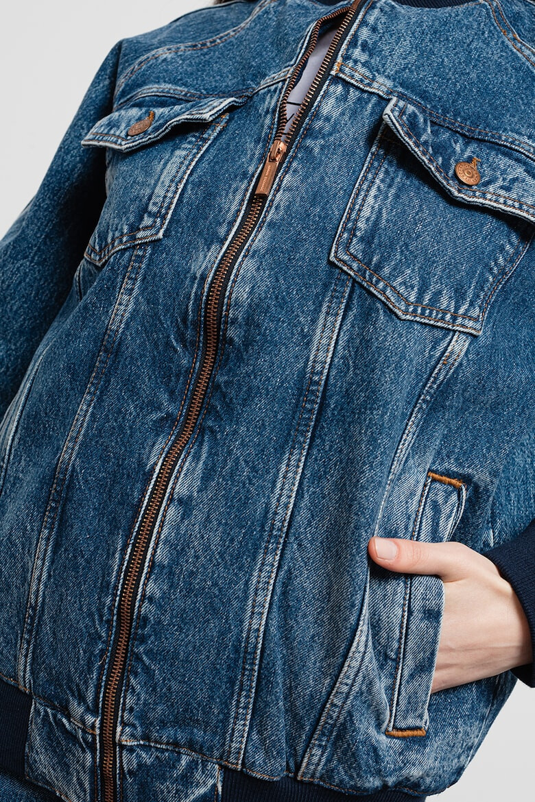 ARMANI EXCHANGE Дънково яке с цип - Pepit.bg