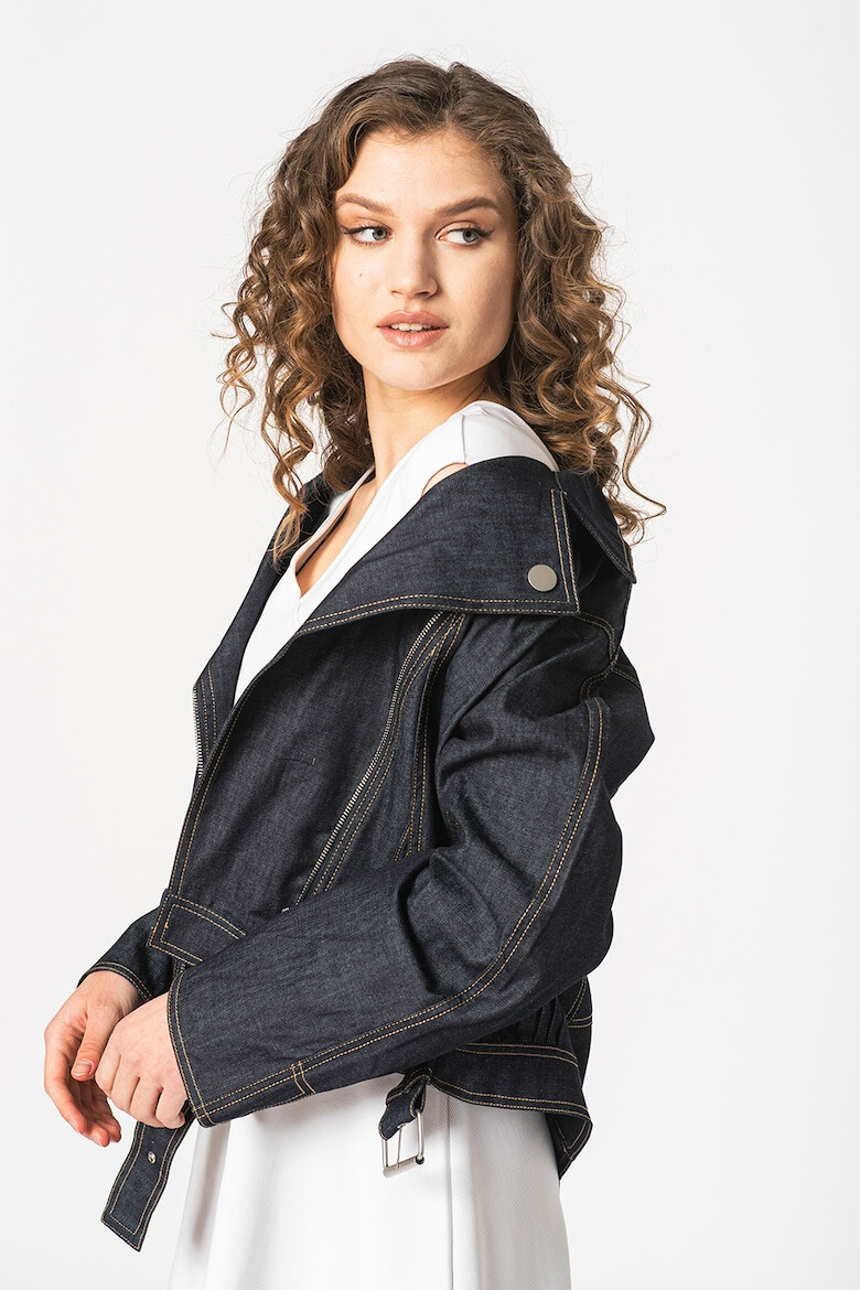 ARMANI EXCHANGE Дънково яке с колан - Pepit.bg