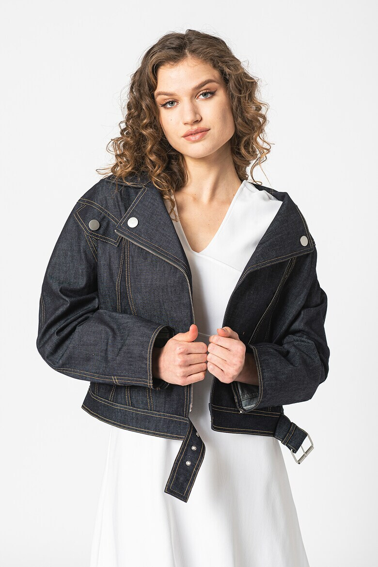 ARMANI EXCHANGE Дънково яке с колан - Pepit.bg