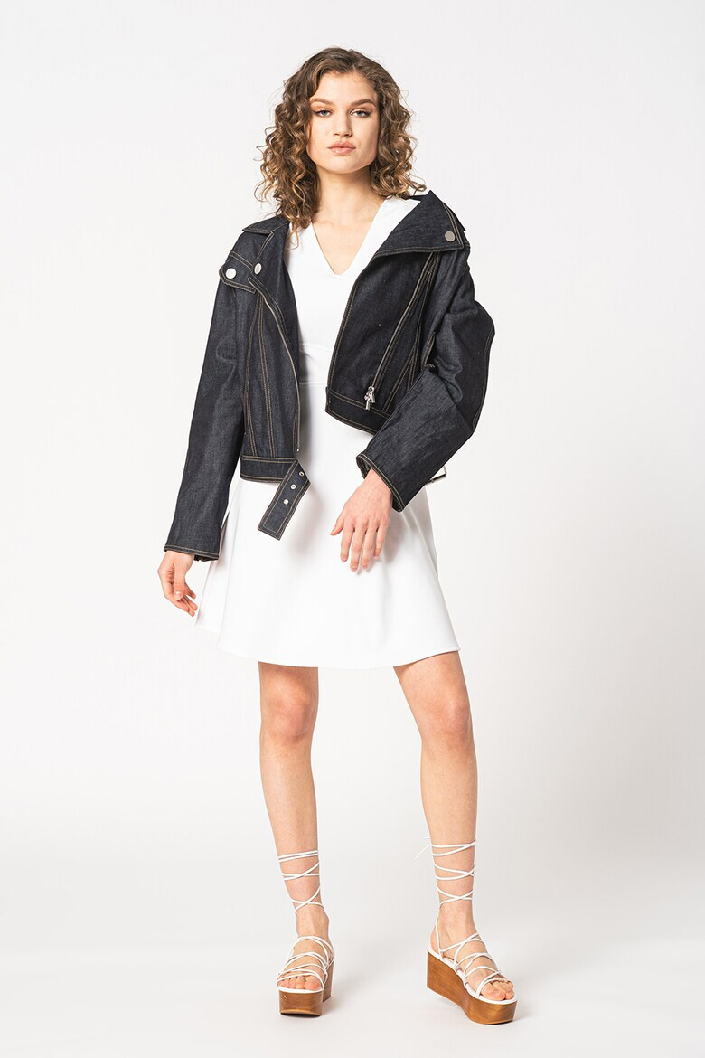 ARMANI EXCHANGE Дънково яке с колан - Pepit.bg