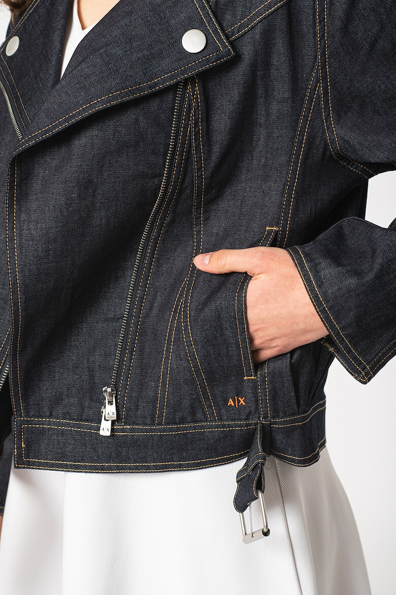 ARMANI EXCHANGE Дънково яке с колан - Pepit.bg