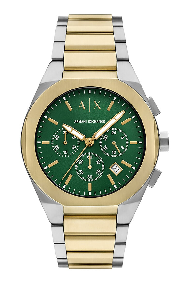 ARMANI EXCHANGE Двуцветен часовник с хронограф - Pepit.bg
