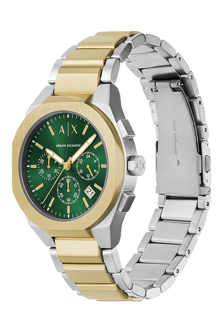 ARMANI EXCHANGE Двуцветен часовник с хронограф - Pepit.bg