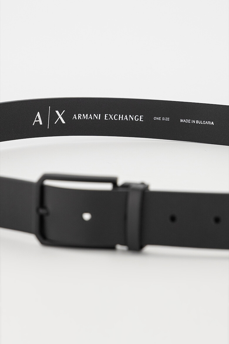 ARMANI EXCHANGE Едноцветен кожен колан - Pepit.bg