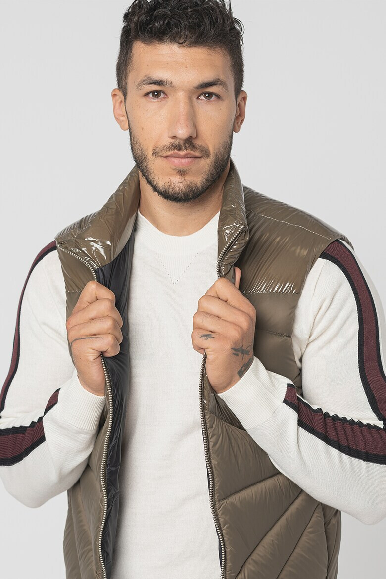 ARMANI EXCHANGE Елек с панели с лачен ефект - Pepit.bg