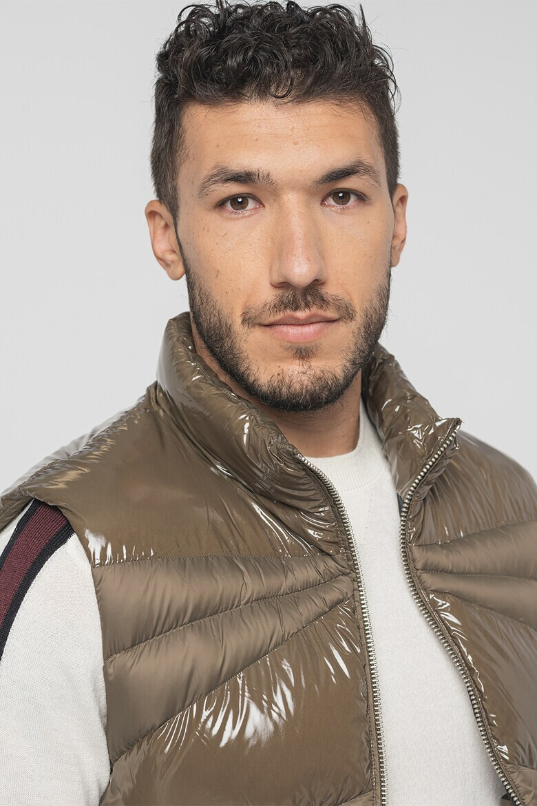 ARMANI EXCHANGE Елек с панели с лачен ефект - Pepit.bg