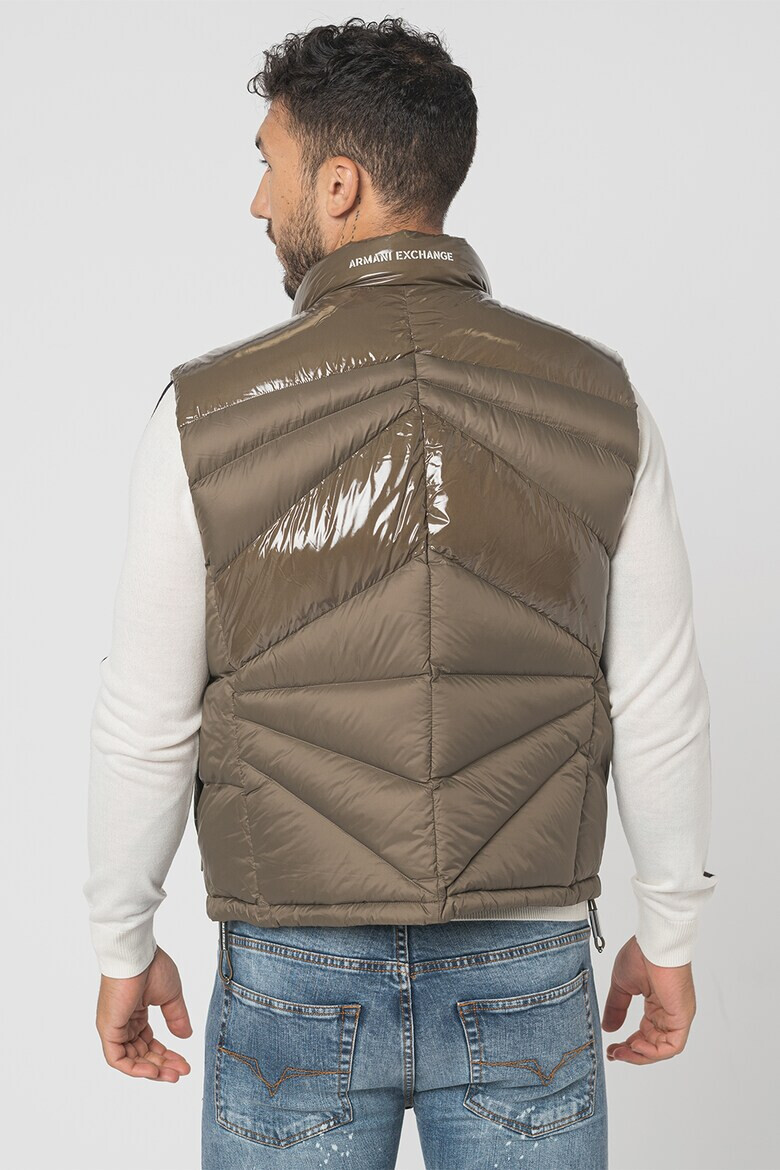 ARMANI EXCHANGE Елек с панели с лачен ефект - Pepit.bg