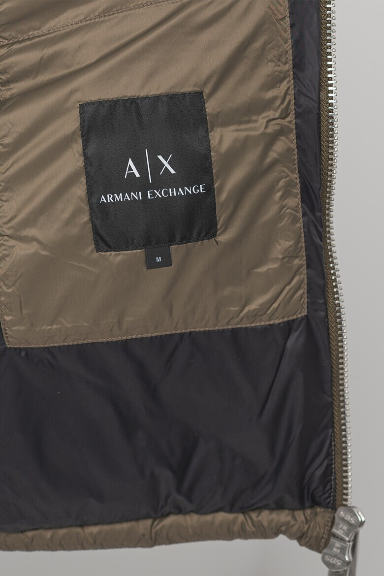 ARMANI EXCHANGE Елек с панели с лачен ефект - Pepit.bg