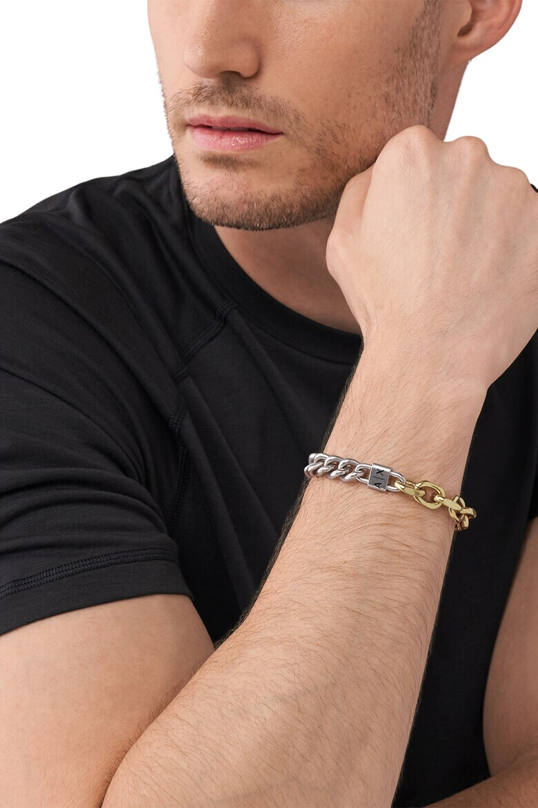 ARMANI EXCHANGE Гривна с двуцветен дизайн - Pepit.bg