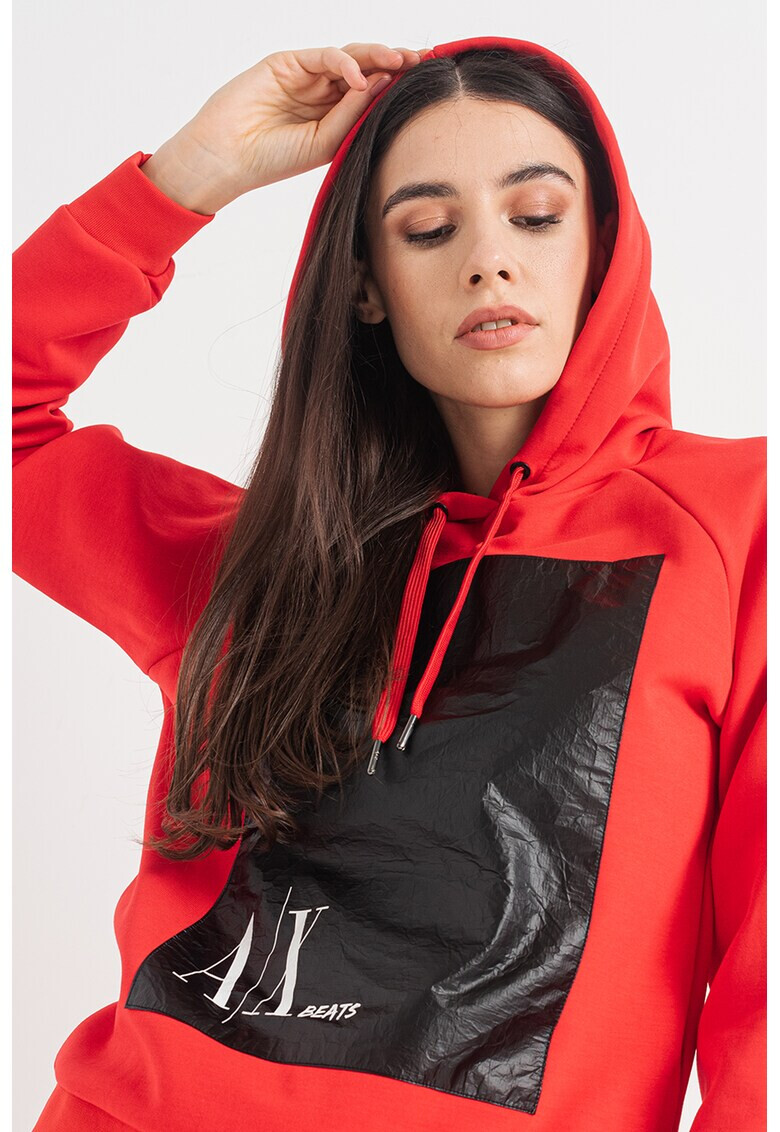 ARMANI EXCHANGE Худи с памук и принт - Pepit.bg