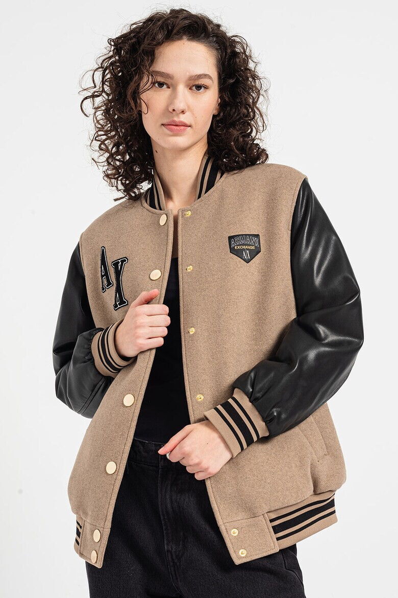ARMANI EXCHANGE Яке бомбър с еко кожа - Pepit.bg