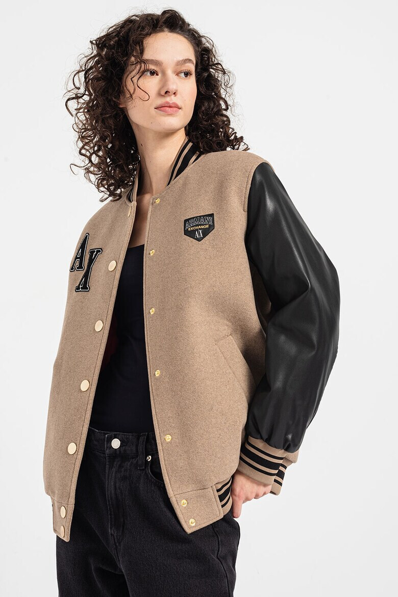 ARMANI EXCHANGE Яке бомбър с еко кожа - Pepit.bg