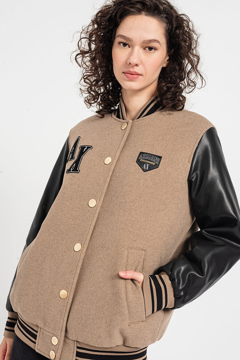ARMANI EXCHANGE Яке бомбър с еко кожа - Pepit.bg
