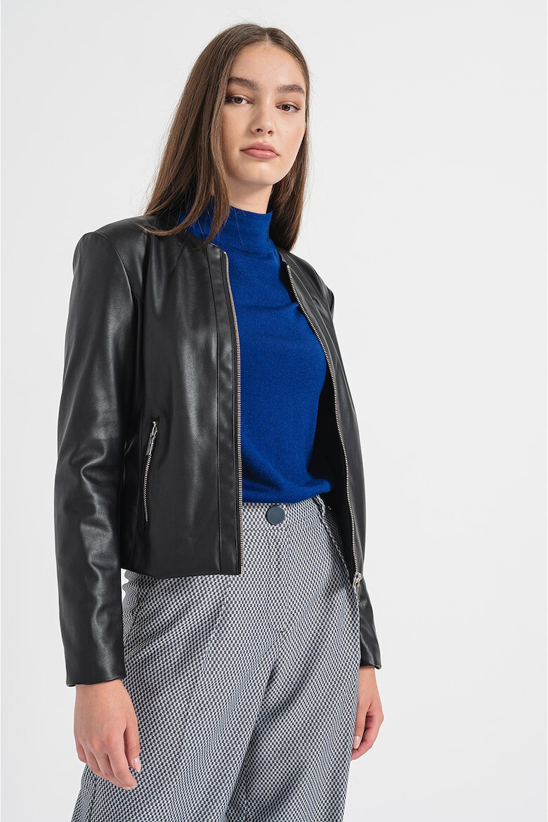 ARMANI EXCHANGE Яке от еко кожа - Черен - Pepit.bg