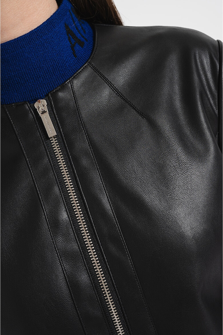 ARMANI EXCHANGE Яке от еко кожа - Черен - Pepit.bg