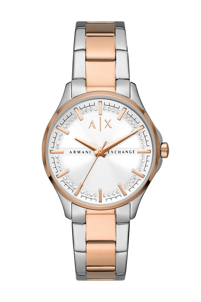 ARMANI EXCHANGE Иноксов кварцов часовник с двуцветен дизайн - Pepit.bg