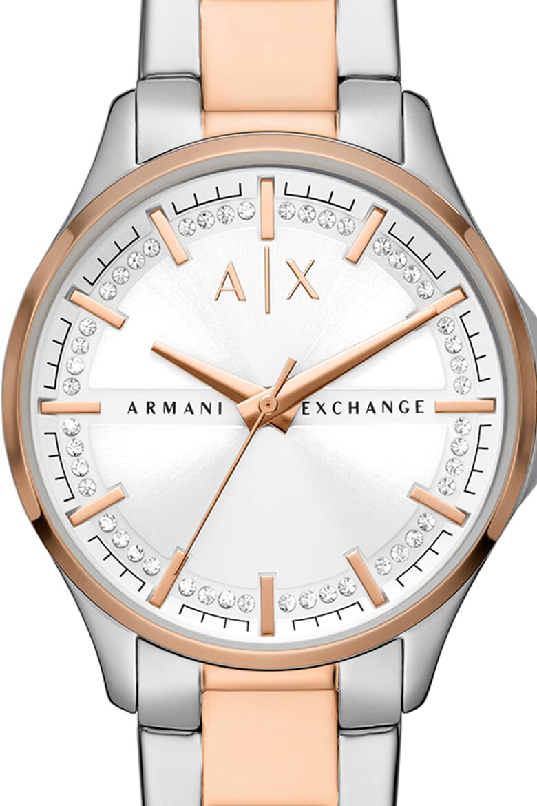 ARMANI EXCHANGE Иноксов кварцов часовник с двуцветен дизайн - Pepit.bg