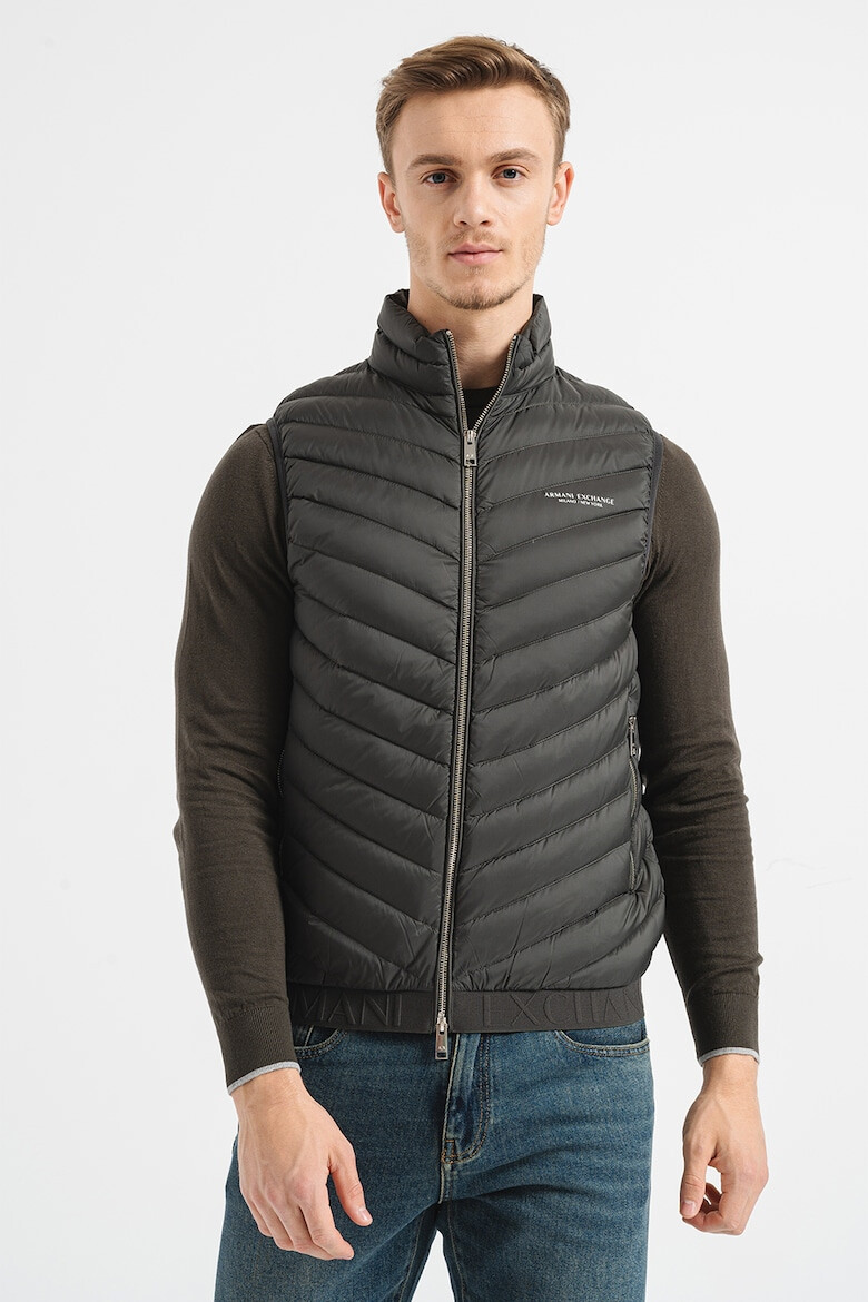 ARMANI EXCHANGE Капитониран елек с цип - Pepit.bg