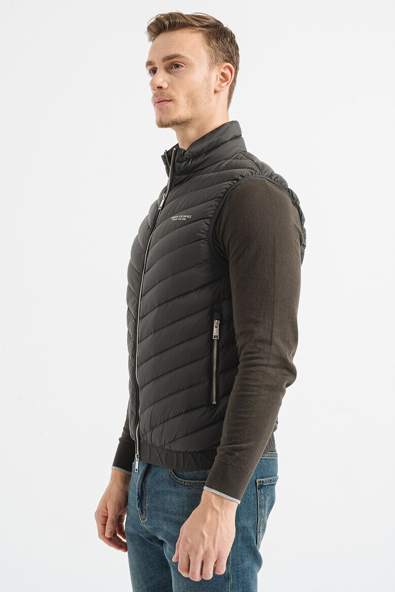 ARMANI EXCHANGE Капитониран елек с цип - Pepit.bg