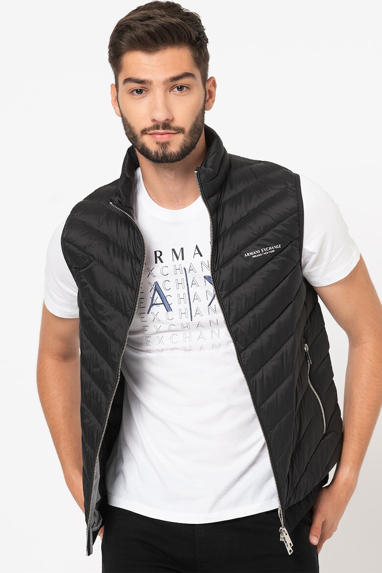 ARMANI EXCHANGE Капитониран елек с цип - Pepit.bg