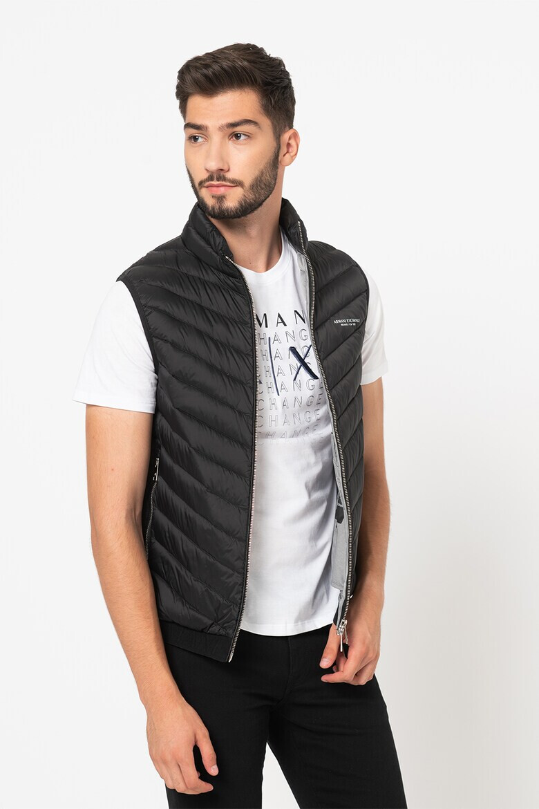 ARMANI EXCHANGE Капитониран елек с цип - Pepit.bg