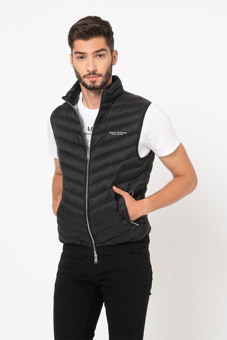 ARMANI EXCHANGE Капитониран елек с цип - Pepit.bg