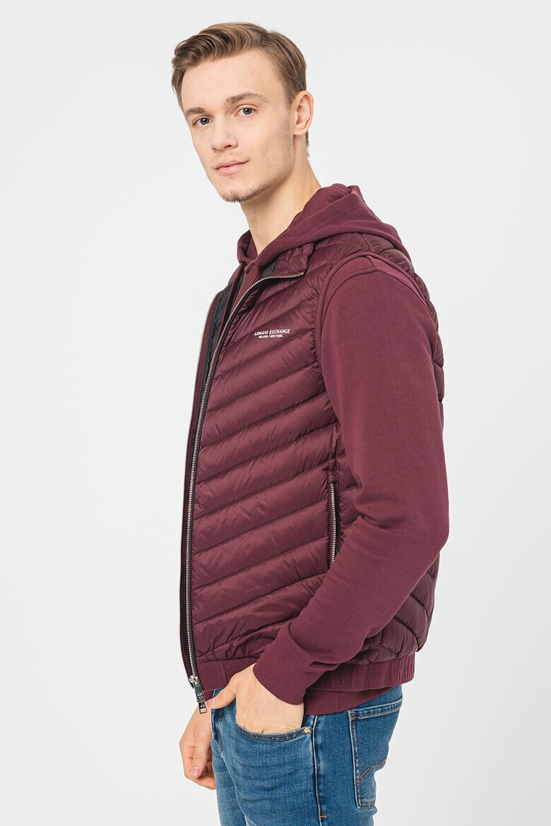 ARMANI EXCHANGE Капитониран елек с цип - Pepit.bg