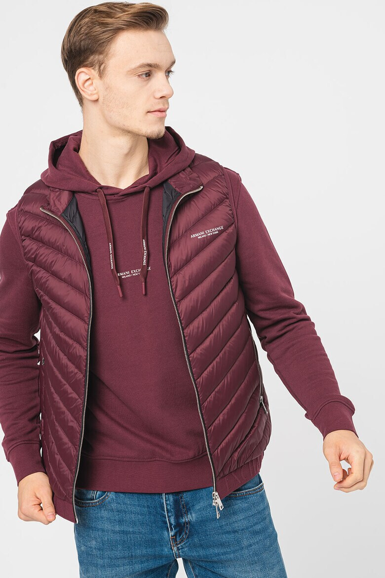 ARMANI EXCHANGE Капитониран елек с цип - Pepit.bg
