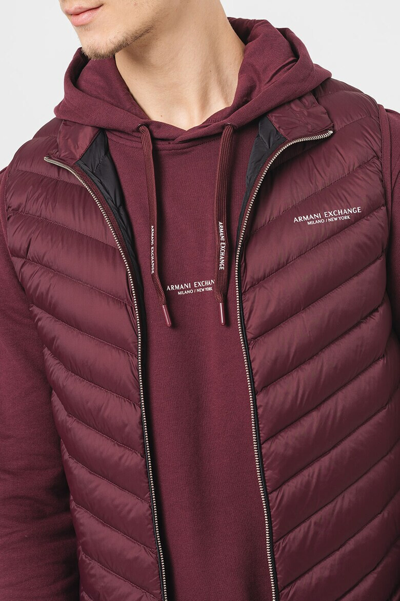 ARMANI EXCHANGE Капитониран елек с цип - Pepit.bg