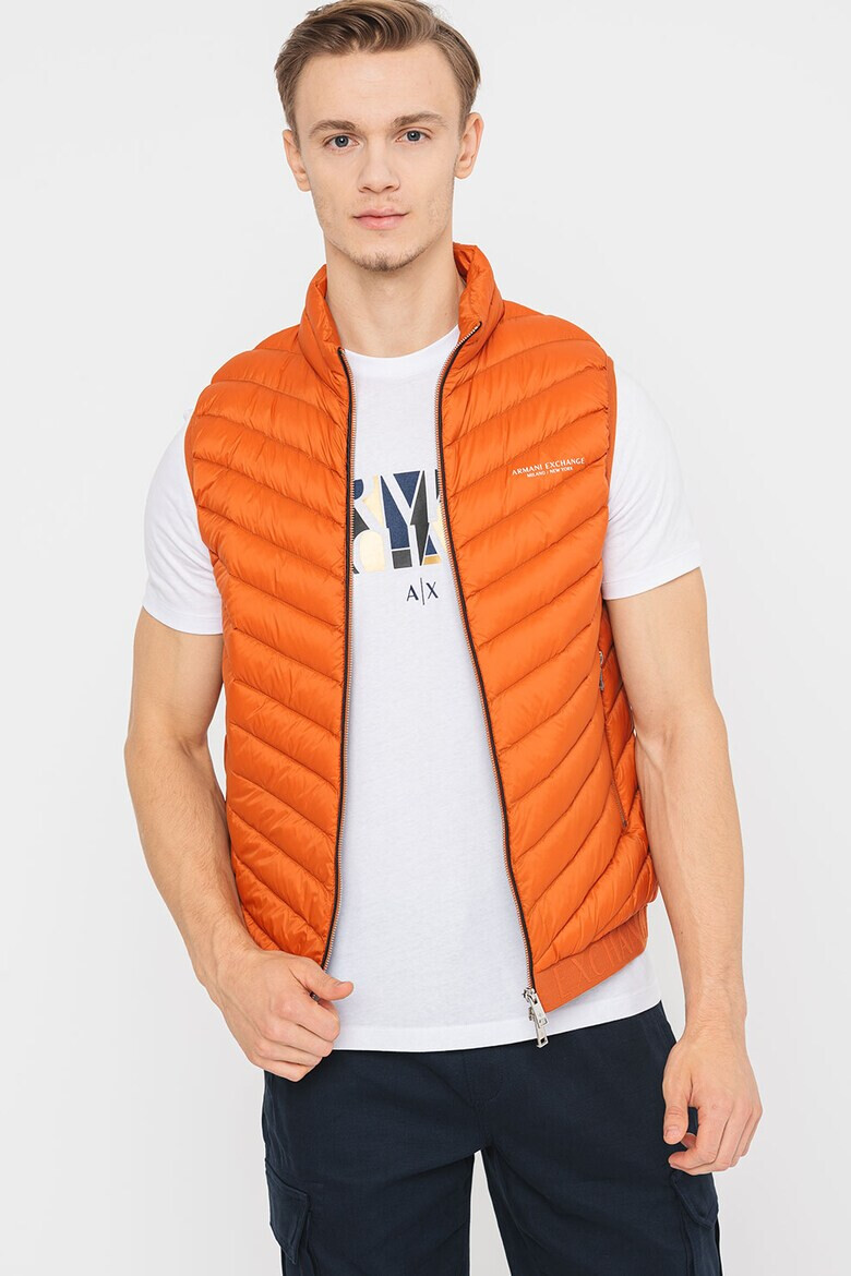 ARMANI EXCHANGE Капитониран елек с цип - Pepit.bg