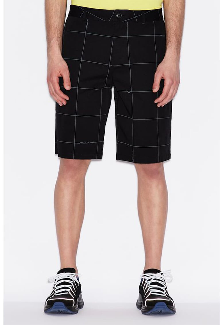 ARMANI EXCHANGE Карирани бермуди - Pepit.bg