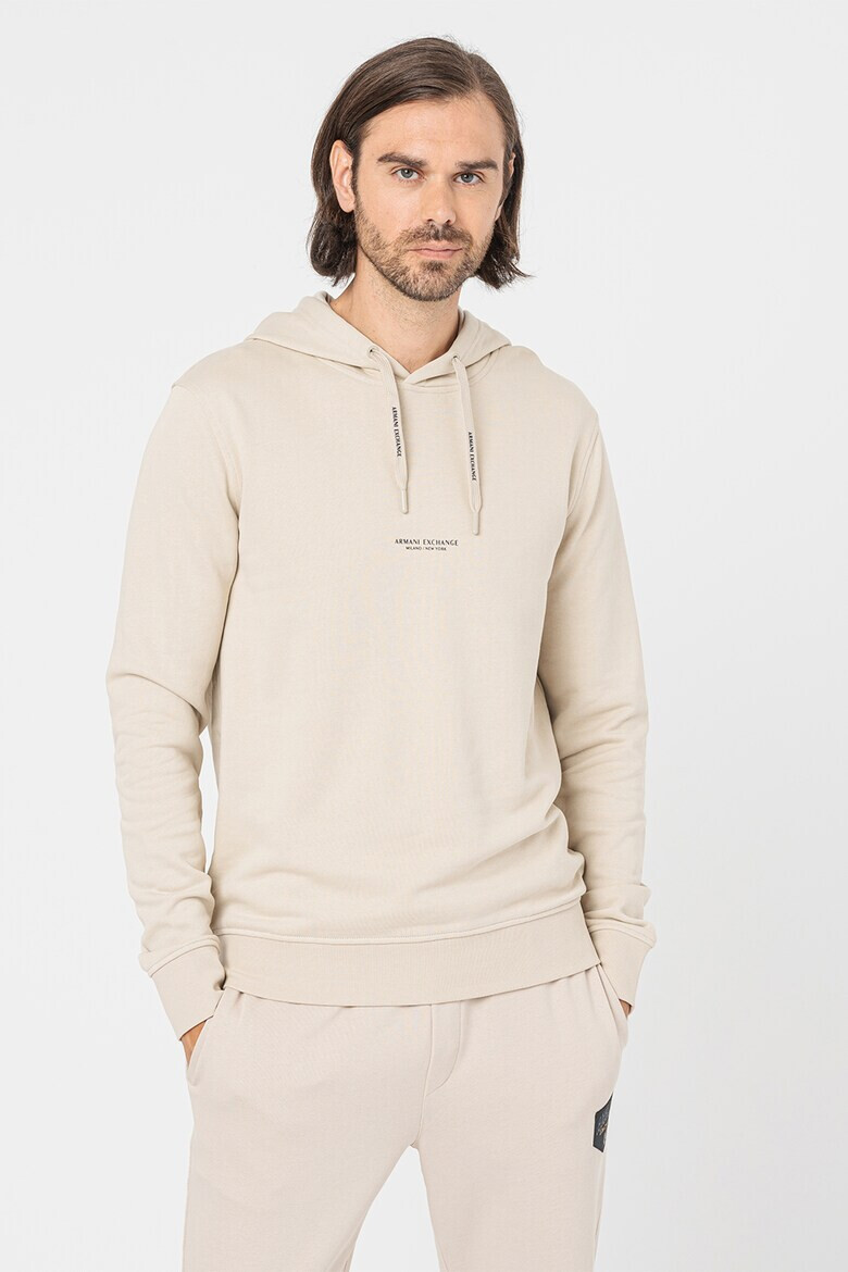 ARMANI EXCHANGE Памучно худи с лого - Pepit.bg