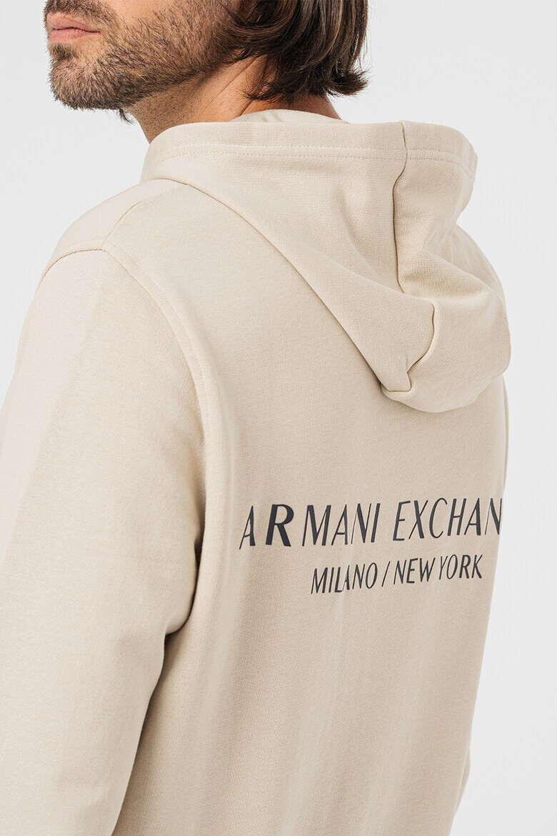 ARMANI EXCHANGE Памучно худи с лого - Pepit.bg
