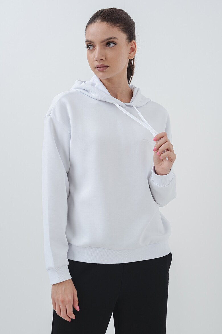 ARMANI EXCHANGE Худи с лого - Бял - Pepit.bg