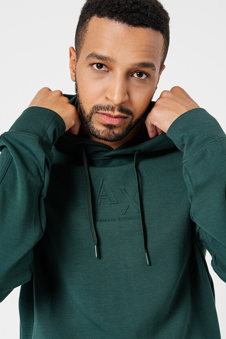 ARMANI EXCHANGE Худи с модал с паднали ръкави - Pepit.bg