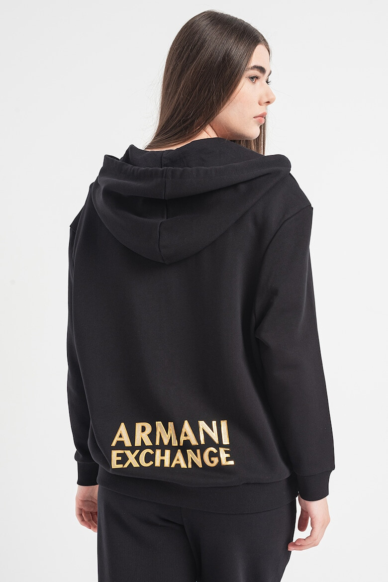 ARMANI EXCHANGE Худи с цип и лого - Pepit.bg