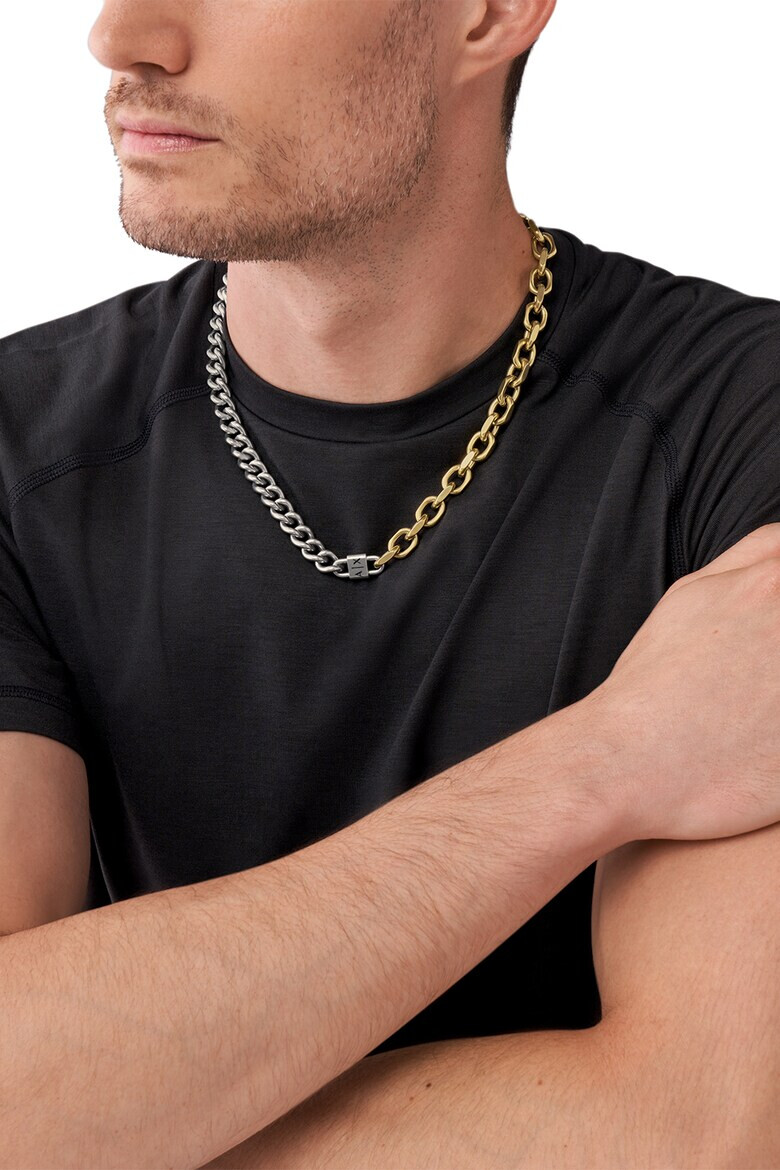 ARMANI EXCHANGE Колие с двуцветен дизайн - Pepit.bg