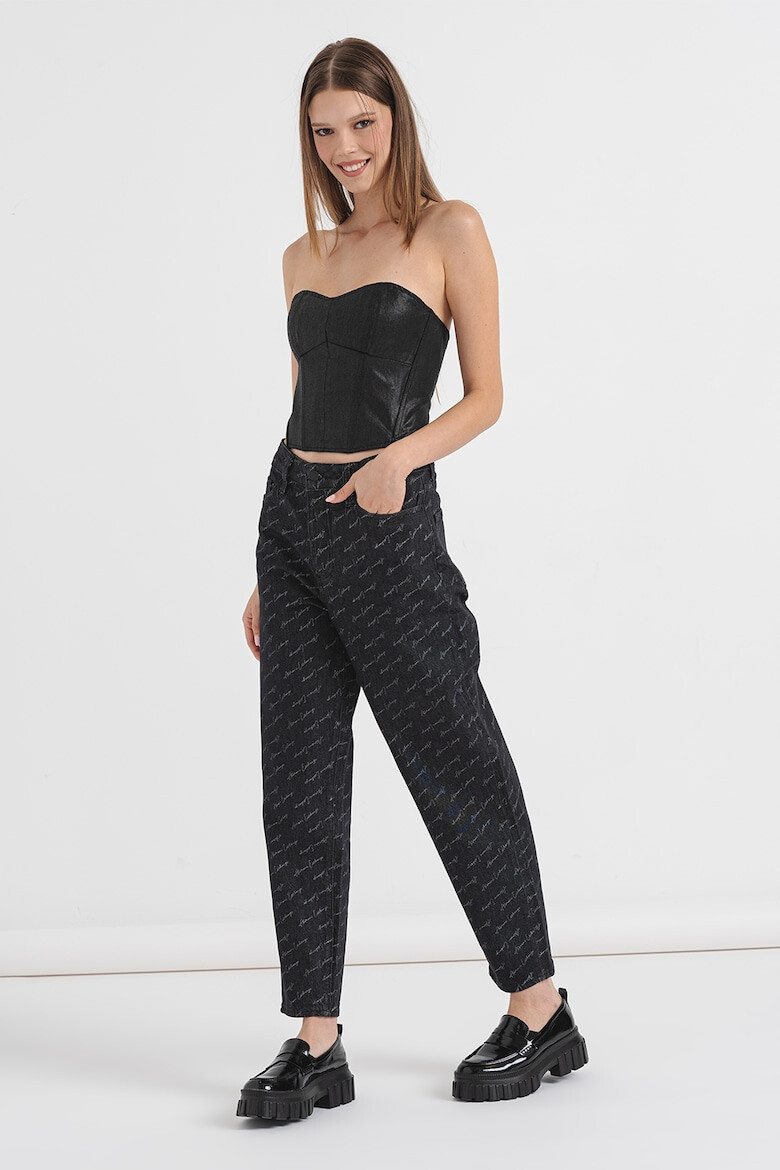 ARMANI EXCHANGE Корсет с цип - Избеляло черно - Pepit.bg