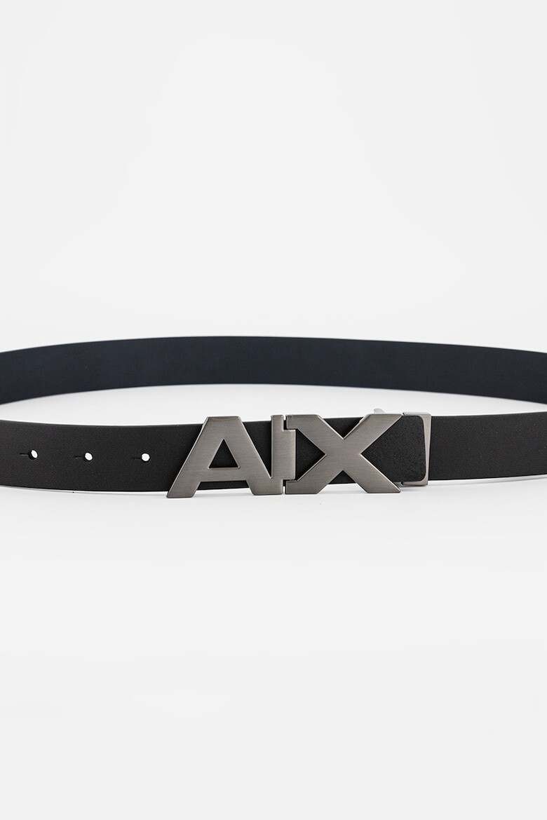 ARMANI EXCHANGE Кожен колан с лого на токата - Pepit.bg