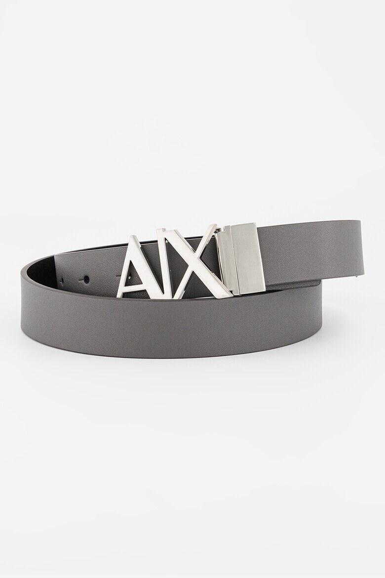 ARMANI EXCHANGE Кожен колан с лого на токата - Pepit.bg