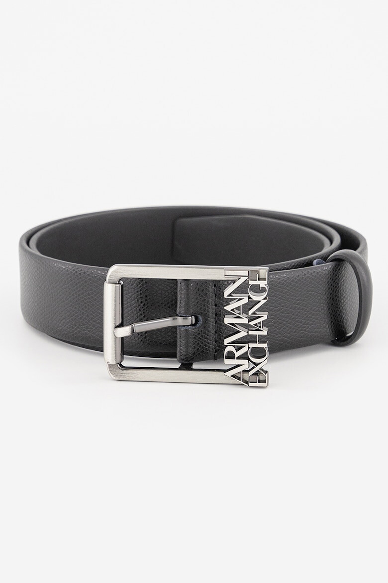 ARMANI EXCHANGE Кожен колан с лого на токата - Pepit.bg