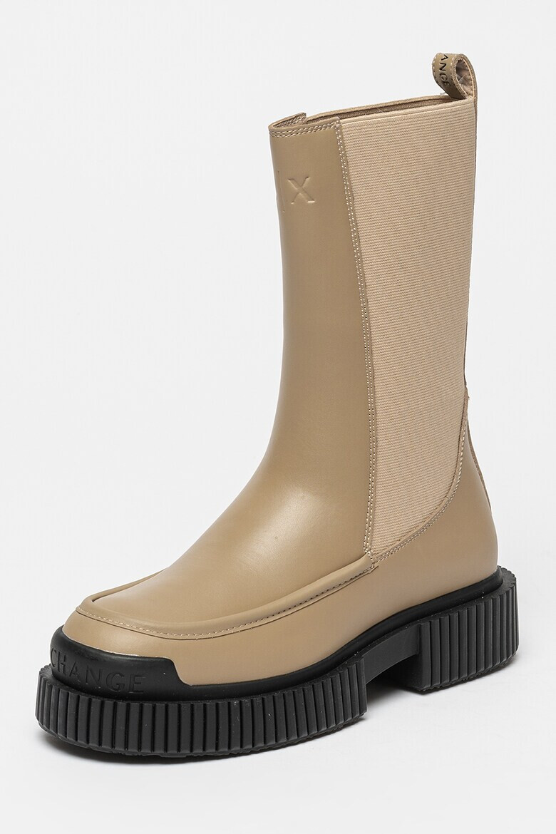 ARMANI EXCHANGE Кожени боуши с текстил - Pepit.bg